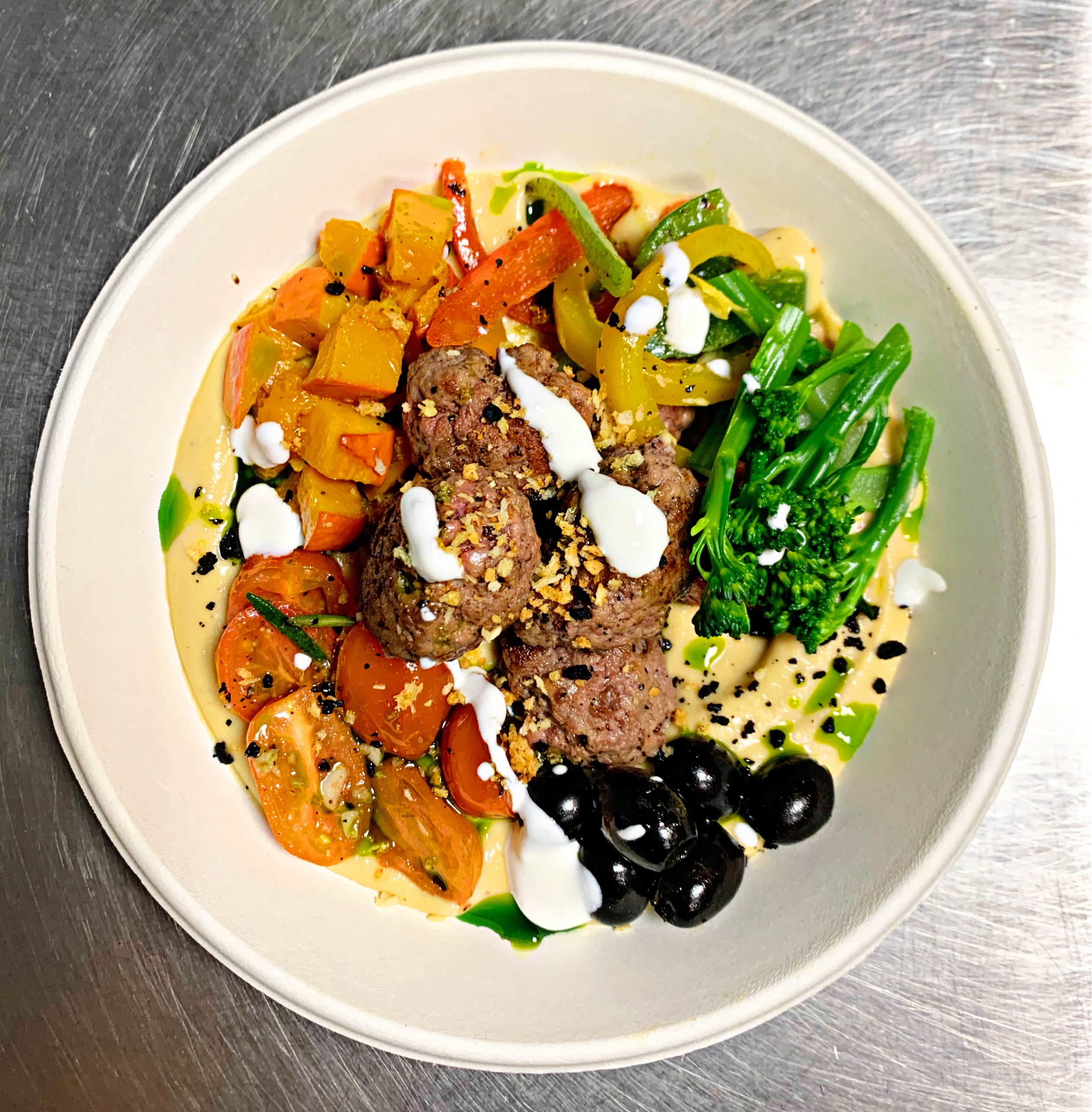 Beef Hummus Bowl 400g